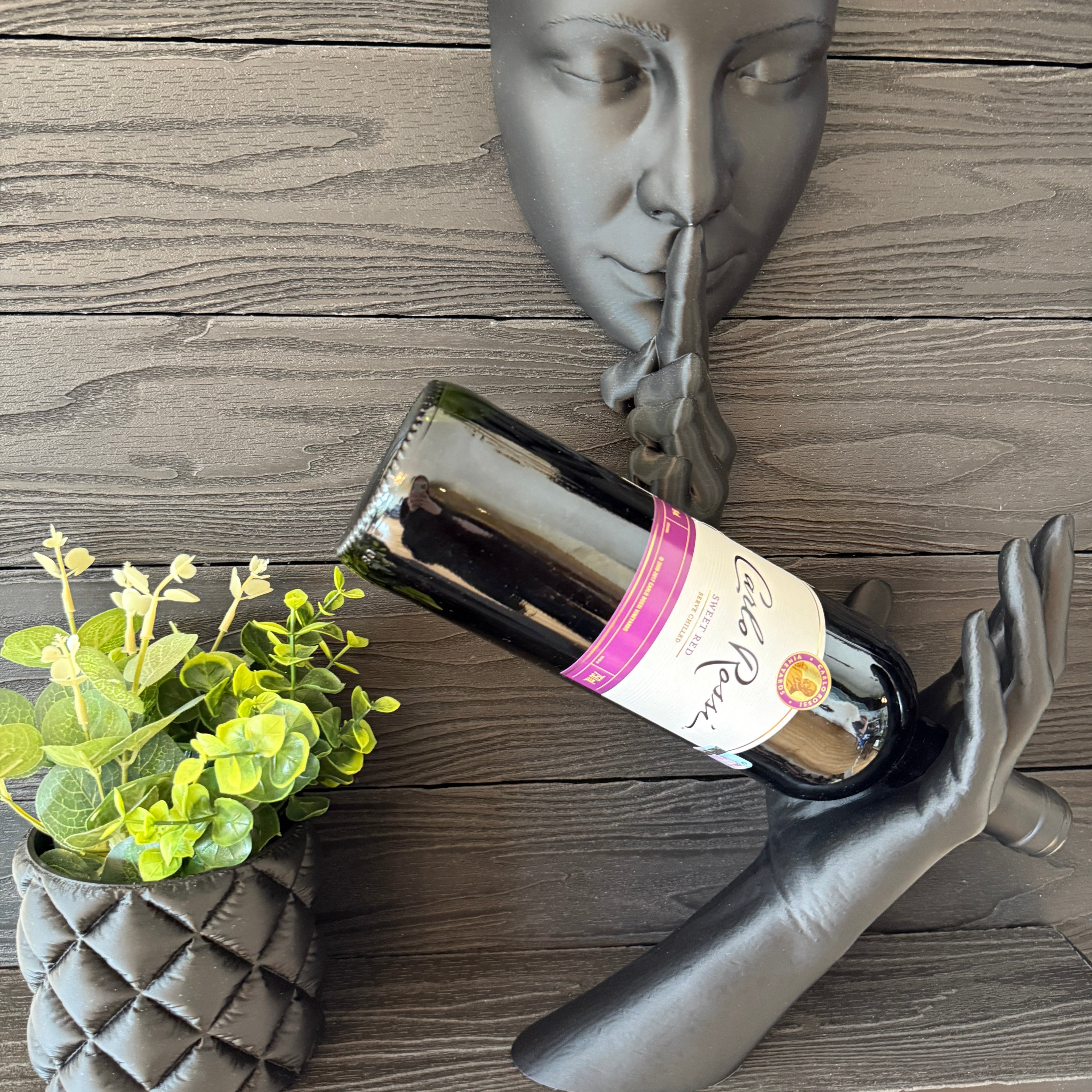 Smooth Wine Holder "Hand"