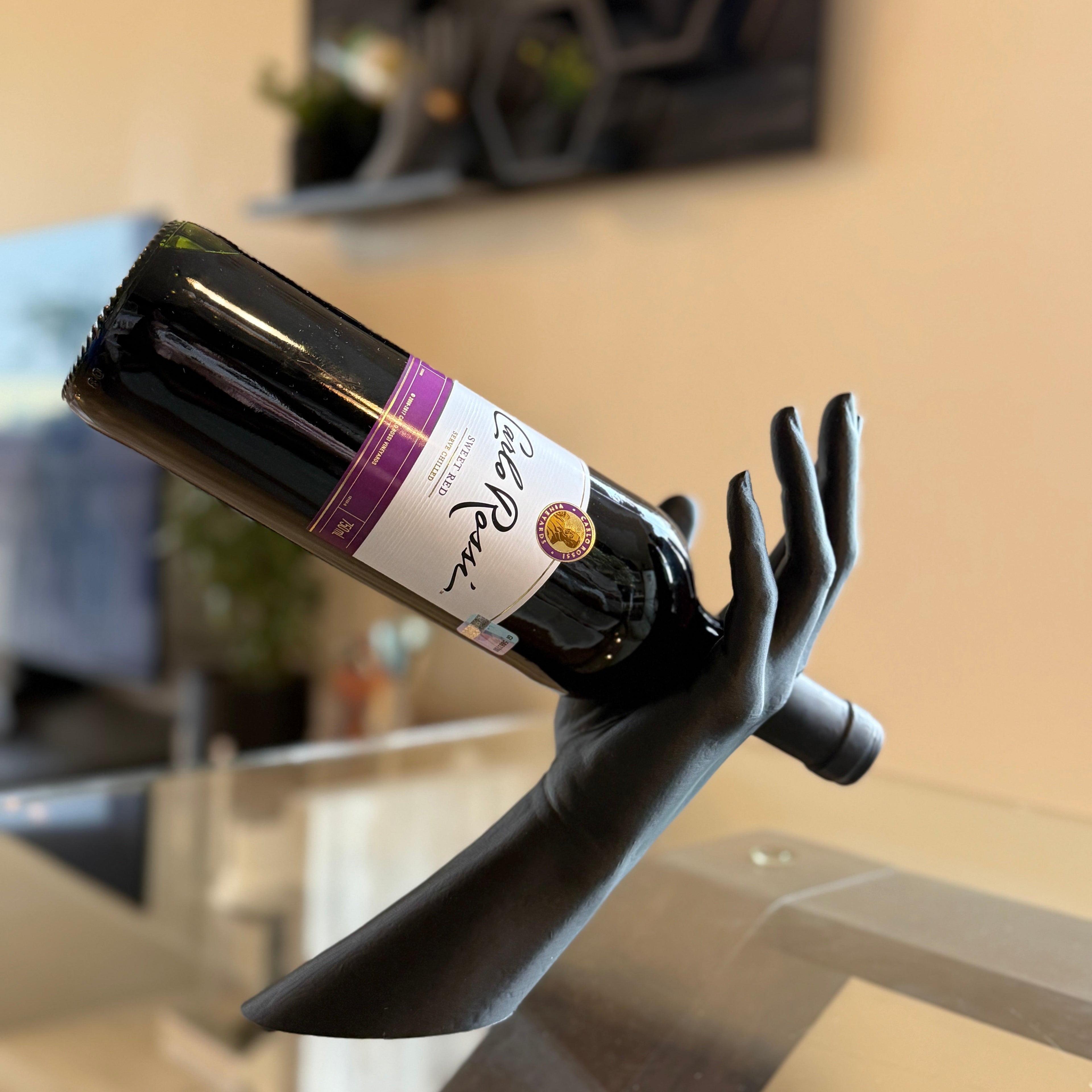 Smooth Wine Holder "Hand"