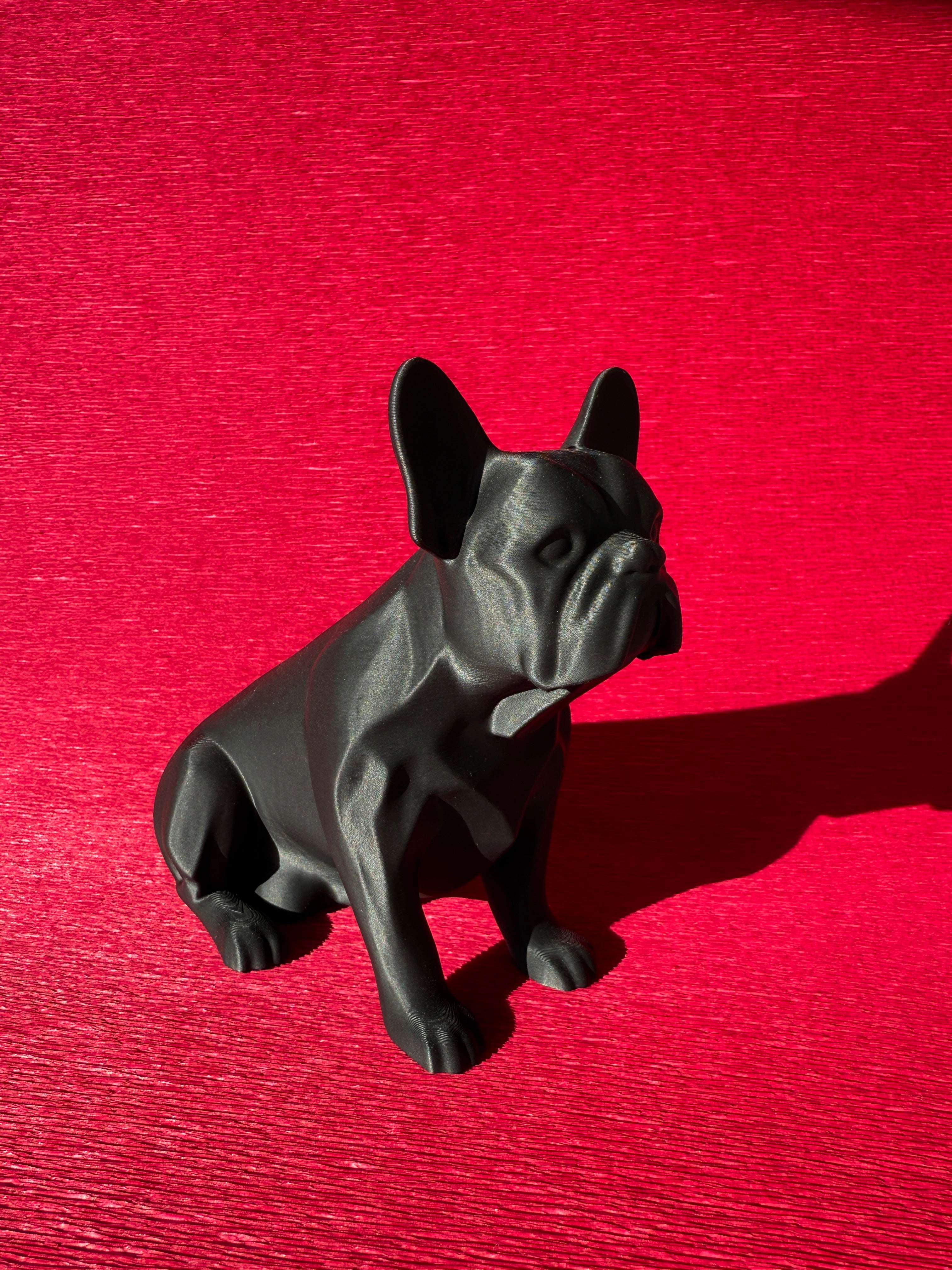 Franču buldoga skulptūra “Frenchie”