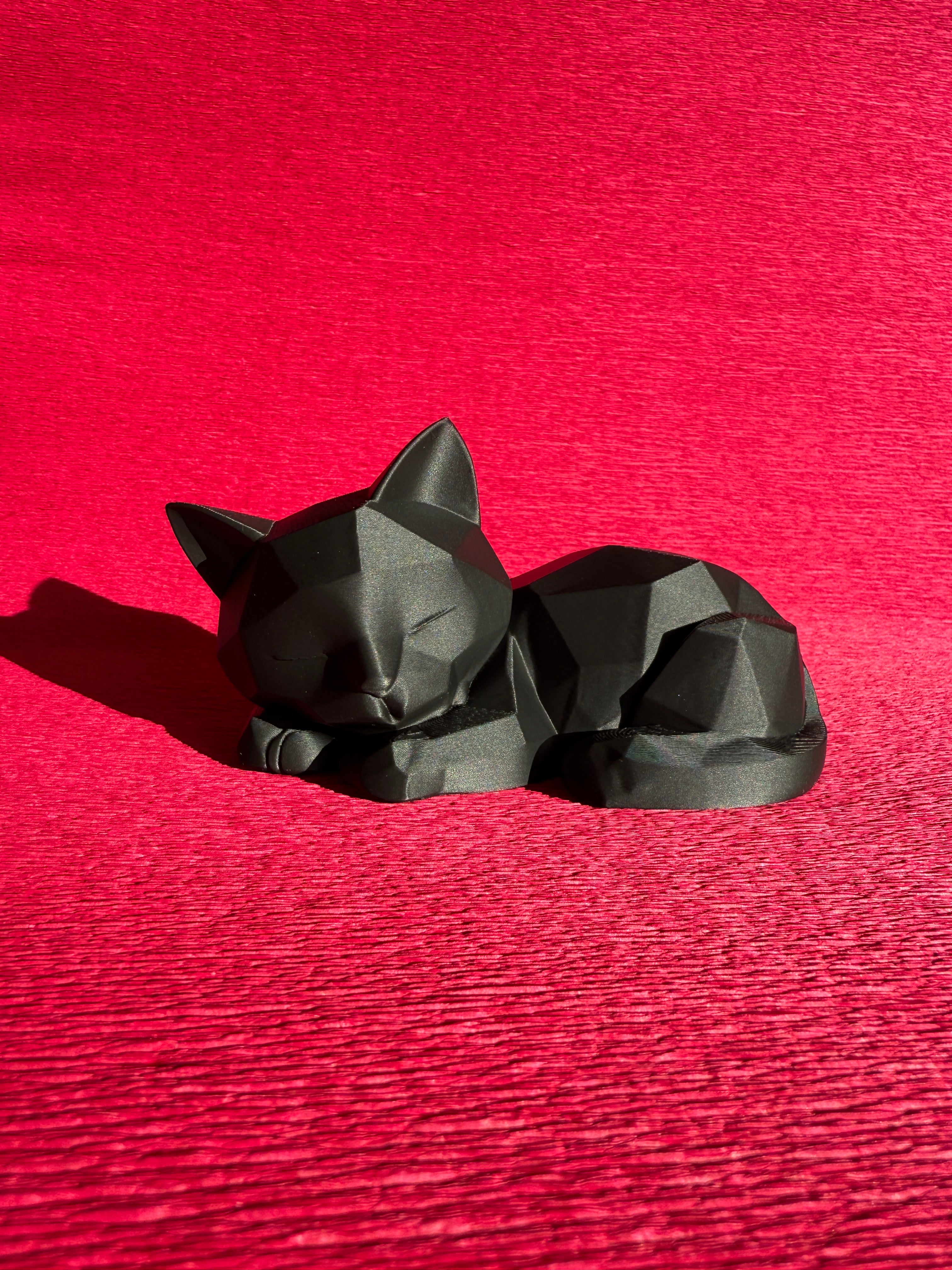 Sleeping Kitten Figure