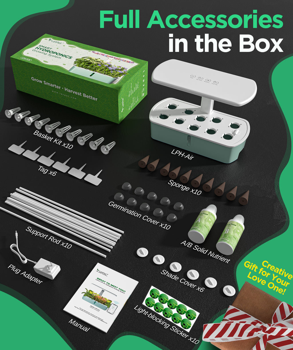 LetPot LPH-Air Hydroponic Growing System
