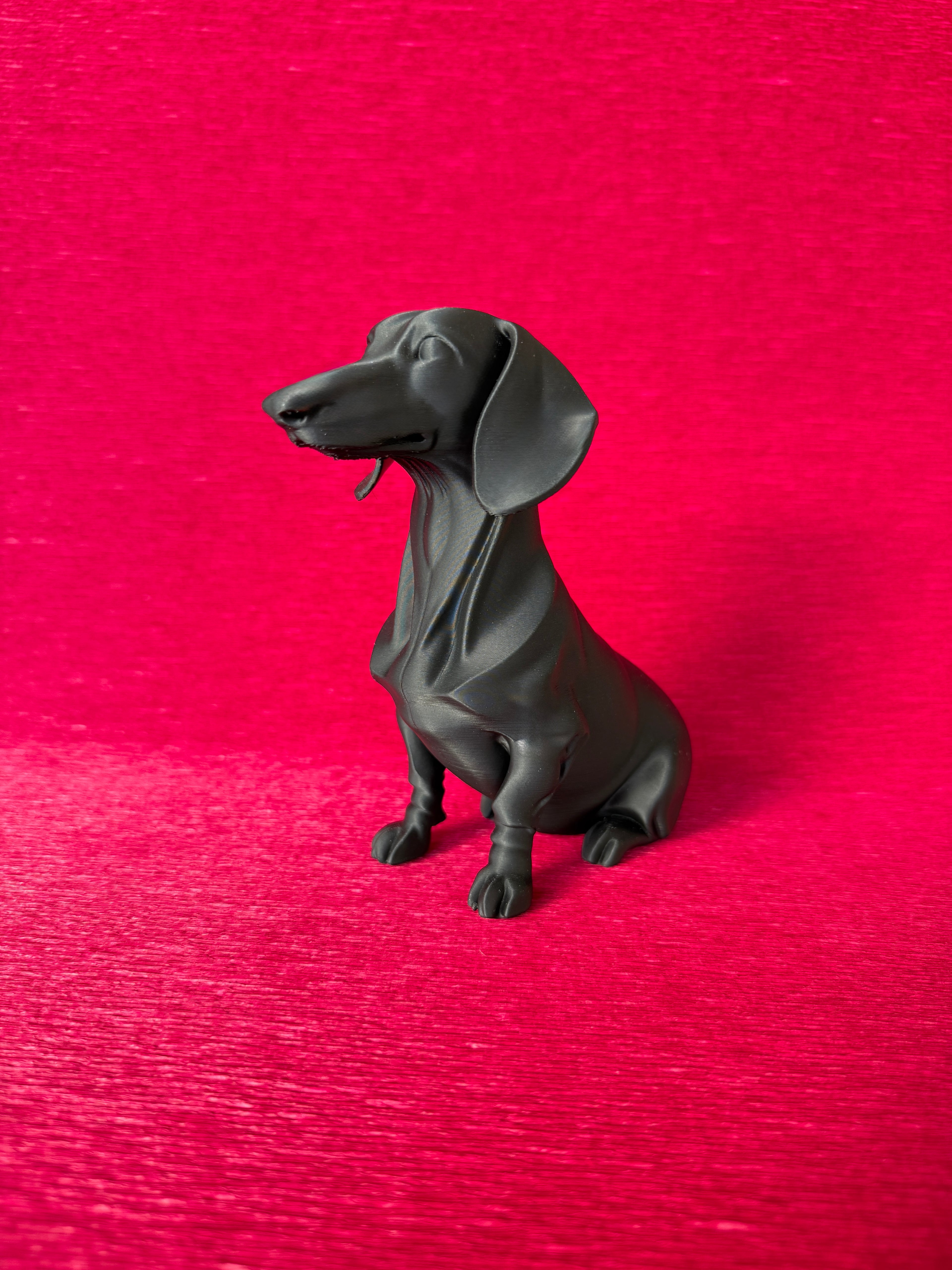 Minimalist Modern Dachshund Figure