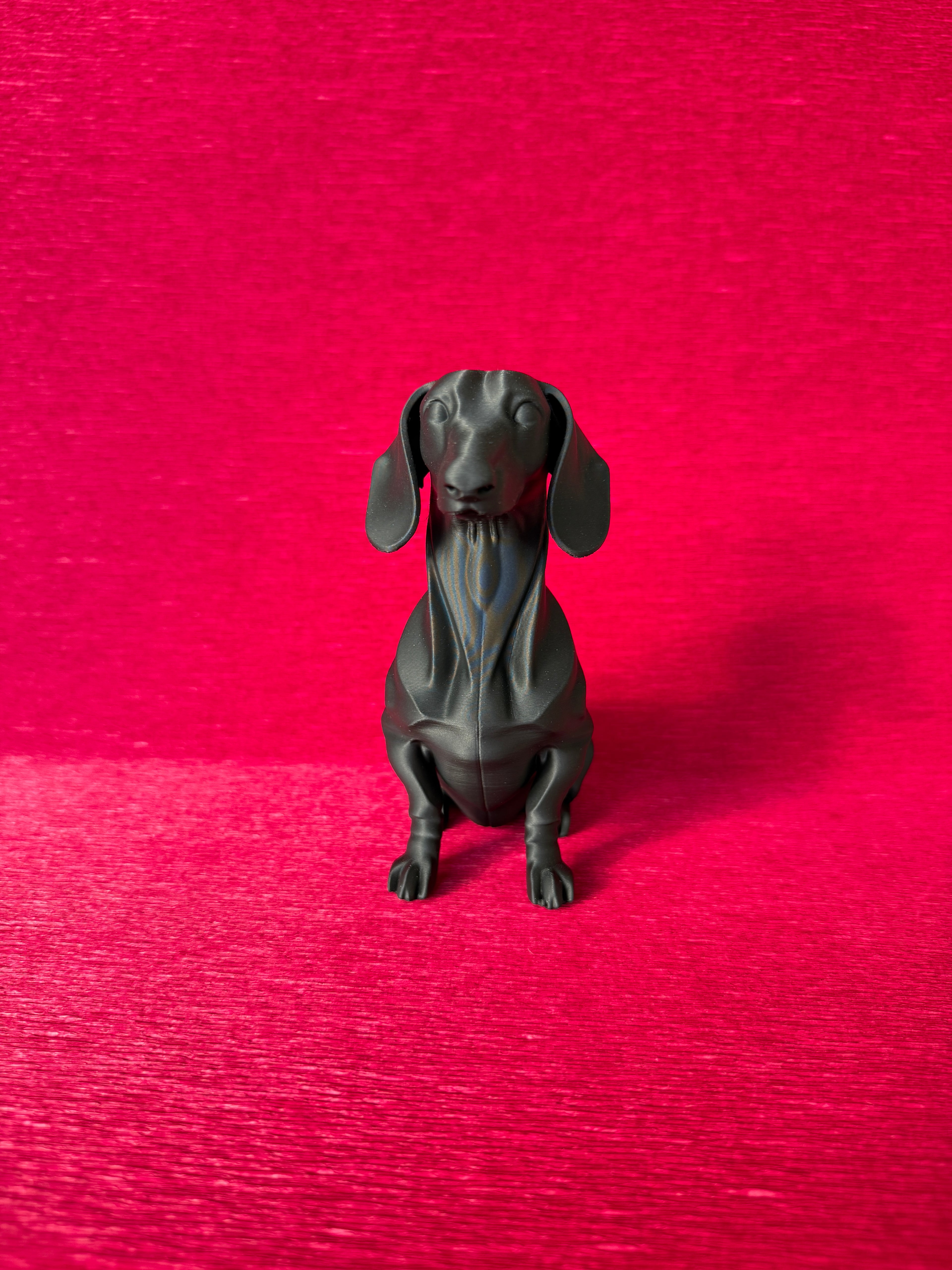 Minimalist Modern Dachshund Figure