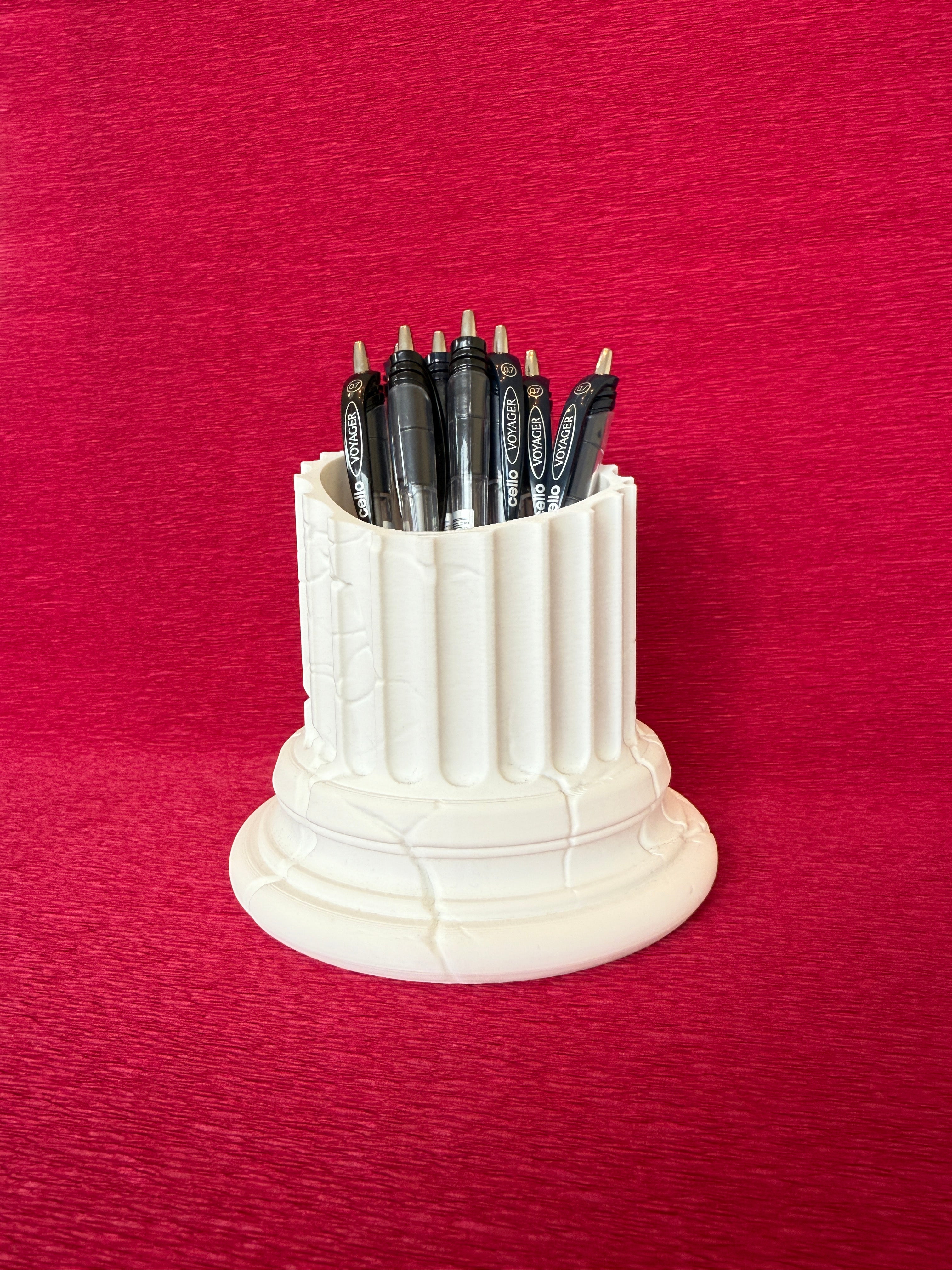 Greek Pillar Ruins Desk Organizer