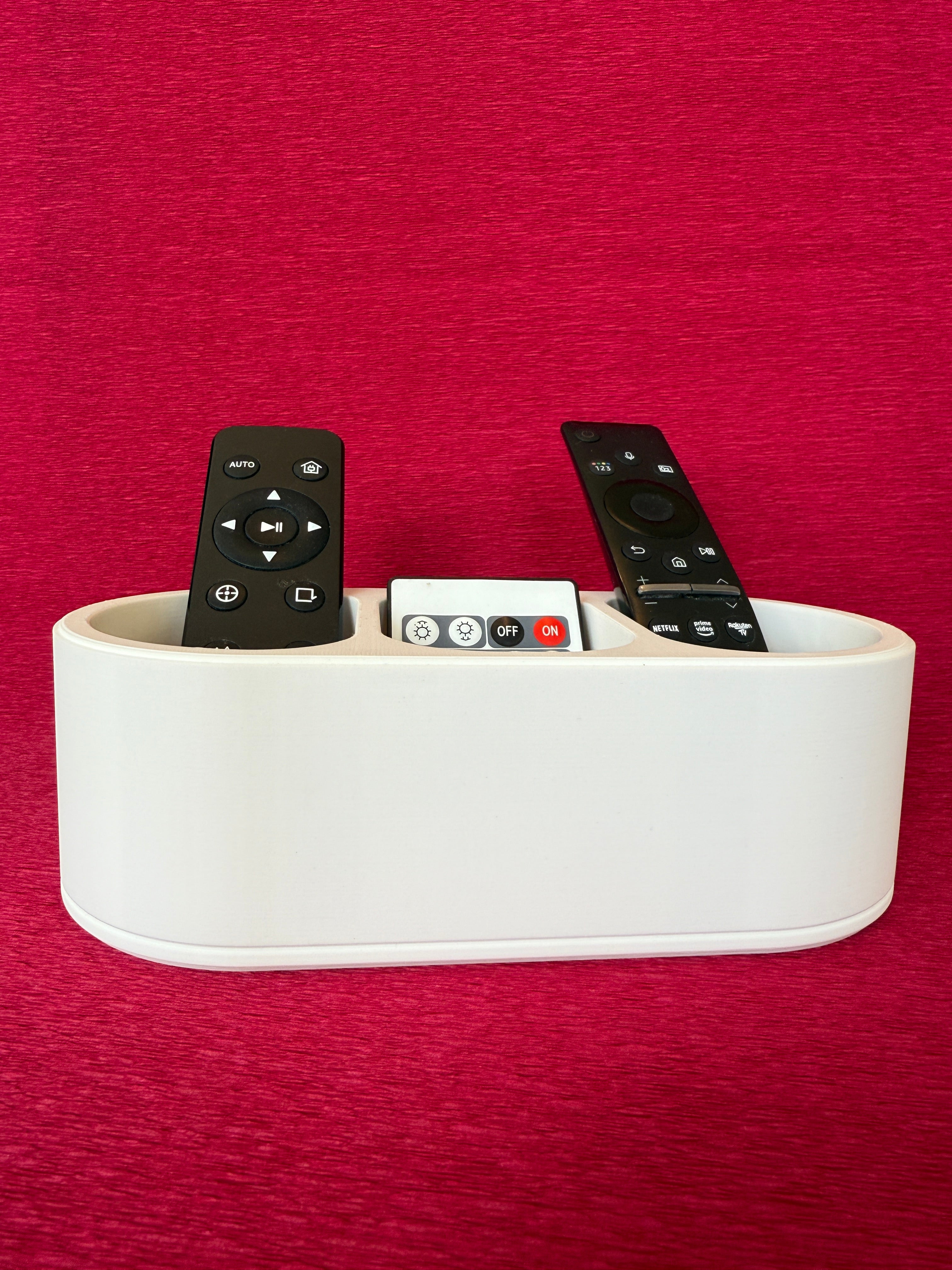 Rounded Remote Holder – Stylish TV Organizer
