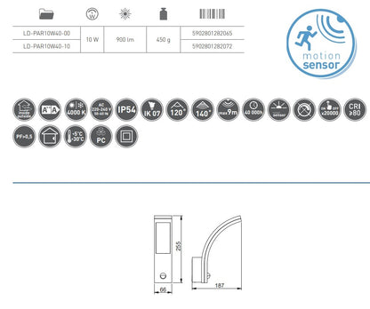 PARIS LED Āra Gaisma