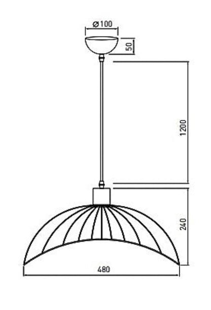 LED Lustra RETO